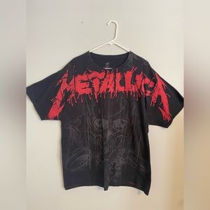 Vintage inspired Metallica rock brand tee